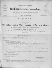 Oesterreichische Buchhändler-Correspondenz