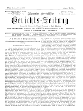 Allgemeine Österreichische Gerichtszeitung