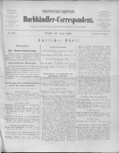 Oesterreichische Buchhändler-Correspondenz