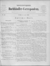 Oesterreichische Buchhändler-Correspondenz