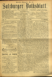 Salzburger Volksblatt: unabh. Tageszeitung f. Stadt u. Land Salzburg