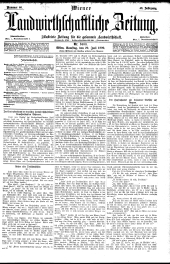 Wiener Landwirtschaftliche Zeitung