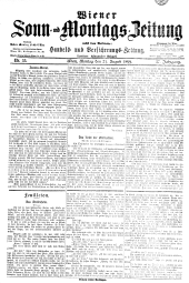 Wiener Sonn- und Montags-Zeitung