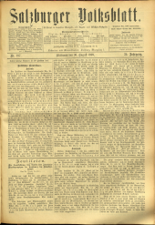 Salzburger Volksblatt: unabh. Tageszeitung f. Stadt u. Land Salzburg