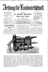 Zeitung für Landwirtschaft
