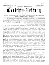 Allgemeine Österreichische Gerichtszeitung