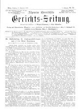 Allgemeine Österreichische Gerichtszeitung