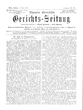 Allgemeine Österreichische Gerichtszeitung