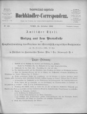 Oesterreichische Buchhändler-Correspondenz