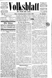 Volksblatt für Stadt und Land