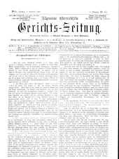 Allgemeine Österreichische Gerichtszeitung