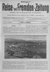 Dillinger's Reisezeitung