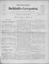 Oesterreichische Buchhändler-Correspondenz