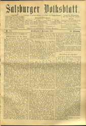 Salzburger Volksblatt: unabh. Tageszeitung f. Stadt u. Land Salzburg
