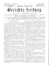 Allgemeine Österreichische Gerichtszeitung