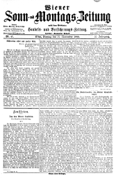 Wiener Sonn- und Montags-Zeitung