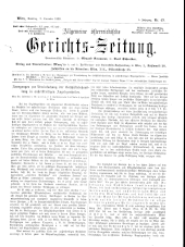 Allgemeine Österreichische Gerichtszeitung