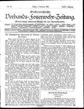 Österreichische Verbands-Feuerwehr-Zeitung