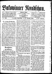 Bukowinaer Rundschau