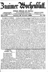 Znaimer Wochenblatt