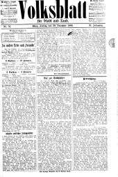 Volksblatt für Stadt und Land