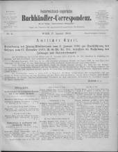 Oesterreichische Buchhändler-Correspondenz