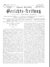 Allgemeine Österreichische Gerichtszeitung