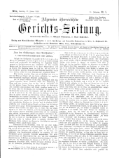 Allgemeine Österreichische Gerichtszeitung