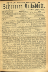 Salzburger Volksblatt: unabh. Tageszeitung f. Stadt u. Land Salzburg