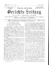 Allgemeine Österreichische Gerichtszeitung