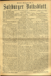 Salzburger Volksblatt: unabh. Tageszeitung f. Stadt u. Land Salzburg