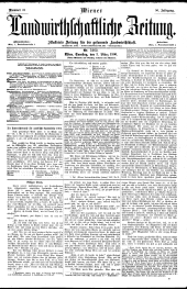Wiener Landwirtschaftliche Zeitung