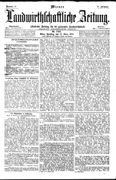 Wiener Landwirtschaftliche Zeitung