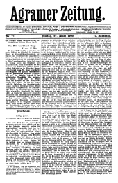 Agramer Zeitung