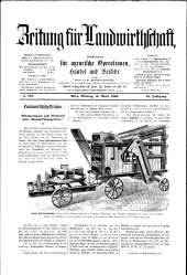 Zeitung für Landwirtschaft