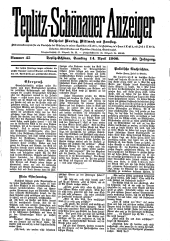 Teplitz-Schönauer Anzeiger