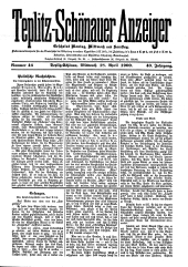 Teplitz-Schönauer Anzeiger