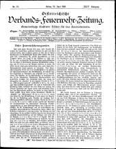 Österreichische Verbands-Feuerwehr-Zeitung