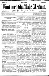 Wiener Landwirtschaftliche Zeitung