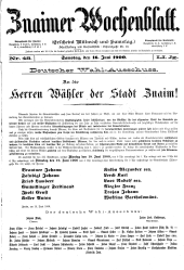 Znaimer Wochenblatt