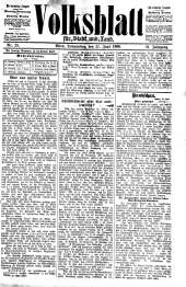 Volksblatt für Stadt und Land