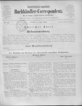 Oesterreichische Buchhändler-Correspondenz