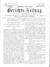 Allgemeine Österreichische Gerichtszeitung