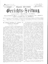 Allgemeine Österreichische Gerichtszeitung