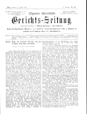 Allgemeine Österreichische Gerichtszeitung