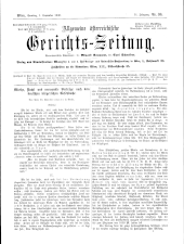 Allgemeine Österreichische Gerichtszeitung