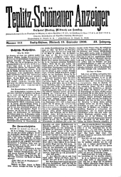 Teplitz-Schönauer Anzeiger