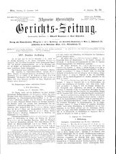 Allgemeine Österreichische Gerichtszeitung