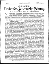 Österreichische Verbands-Feuerwehr-Zeitung