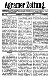 Agramer Zeitung